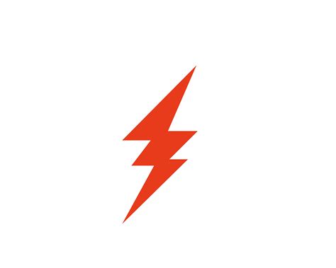 Flash thunderbolt logo template vector 596801 Vector Art at Vecteezy