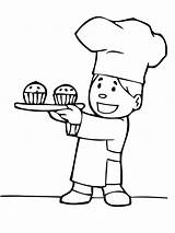 Baker Coloring Page At GetColoringscom  Free Printable Colorings sketch template