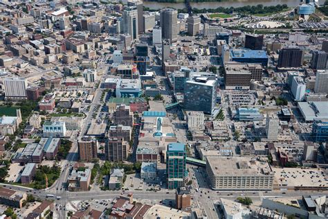 Aerial Photo | Downtown Winnipeg