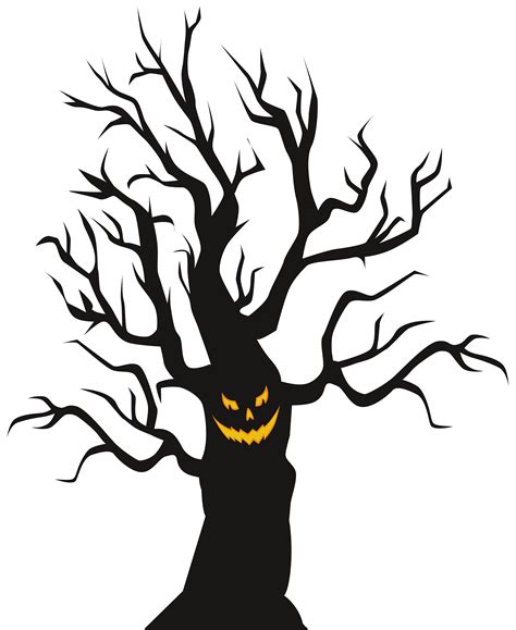 Halloween Clip art - Halloween Scary Tree PNG Clip Art Image png download - 6548*8000 - Free ...