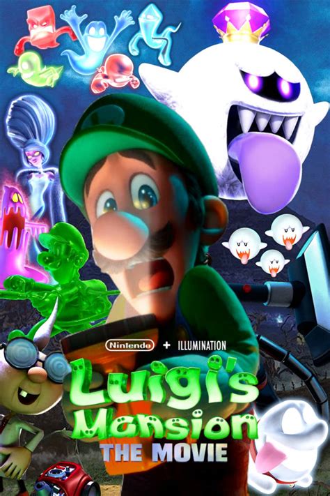 Luigi's Mansion The Movie custom poster by Nikisawesom on DeviantArt