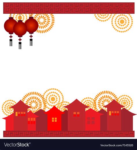 Chinese New Year greeting card Royalty Free Vector Image