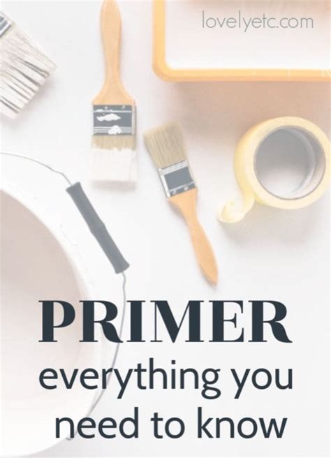 Everything you need to know about Primer (for painting) | Primer, Chalk ...