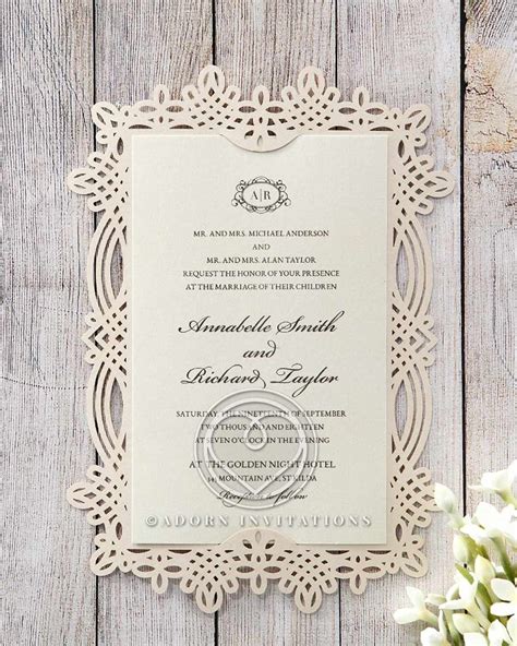 Formal Wedding Invitation Templates