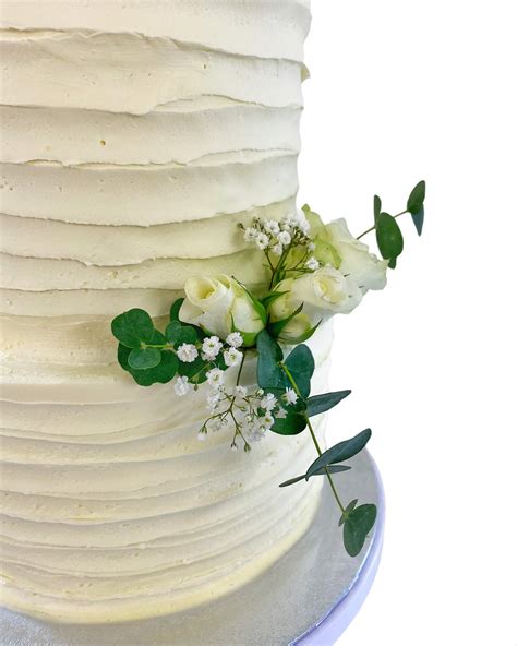 Stunning Swirl Rustic Wedding Cake - Eve's Cakes