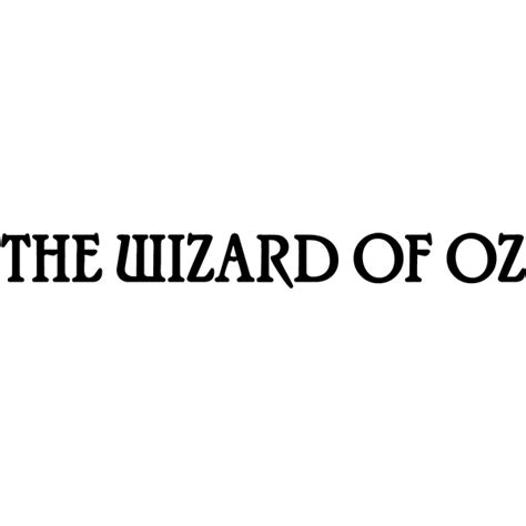 The Wizard Of Oz font download - Famous Fonts