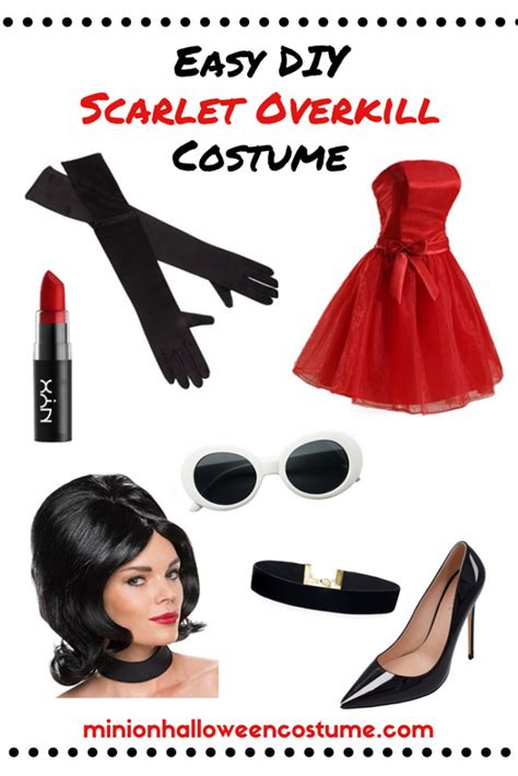 Scarlet Overkill Costume - Minion Halloween Costume