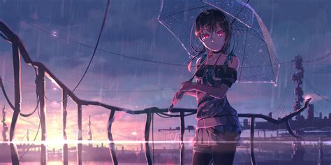 3840x21602021 Red Eye Anime Girl 3840x21602021 Resolution Wallpaper, HD ...