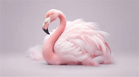 Premium AI Image | flamingo bird close up