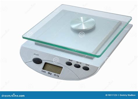 Digital kitchen scale stock image. Image of balance, metric - 9011123