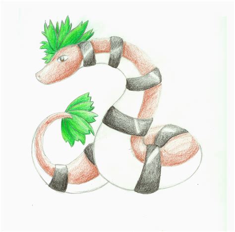 Snake Fakemon Grass/ Steel by ThunderSpade on deviantART