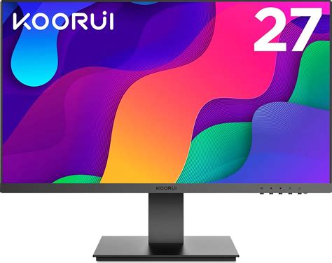 KOORUI 27 Inch FHD Monitor, IPS Computer Monitors, 75Hz, 5ms, 16:9 Full HD (1920 x 1080), VESA ...