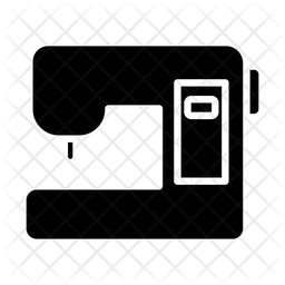 Stitching Machine Icon - Download in Glyph Style