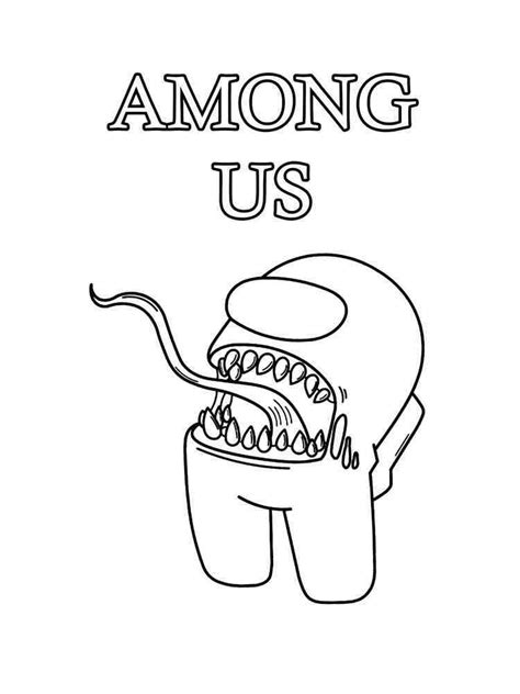 Among Us Printable Pages