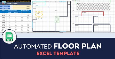 Floor Plan Excel Template | Plan Drawer