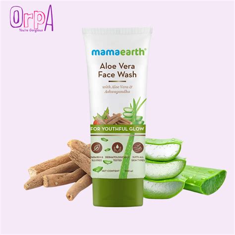 Mamaearth Aloe Vera Face Wash - 100ml - Orpa