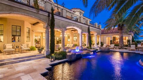 Inside A $13 Million Classic Mediterranean Estate in Las Vegas | LUXURY ...