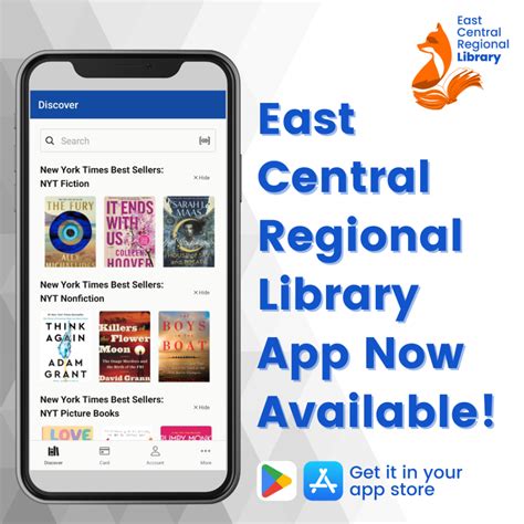 East Central Regional Library App Now Available! - ECRL