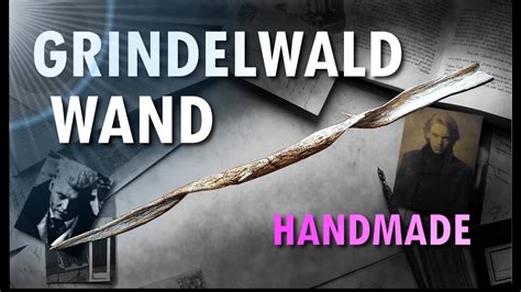 WOOD Grindelwald WAND DIY - Harry Potter