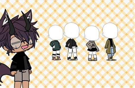 Aesthetic outfits ideas (emo edition) | Gacha-Life Amino