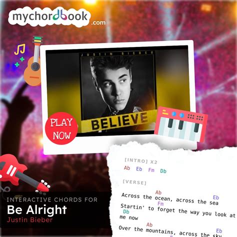 Justin Bieber - Be Alright Chords