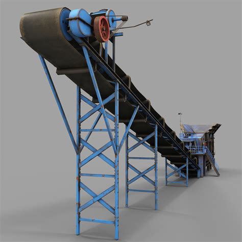 stone crusher machine belt 3ds