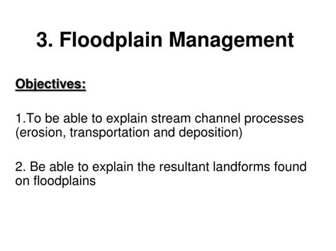 PPT - 3. Floodplain Management PowerPoint Presentation, free download ...