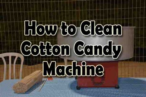 How to Clean and Maintain a Cotton Candy Machine | CandyTurf