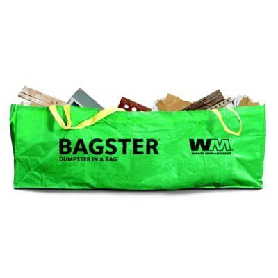 Bagster Dumpster In A Bag In Green | Dumpster bag, Bags, Trash removal