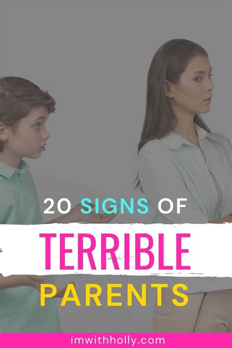 20 Dangerous Signs that You're a Bad Parent: How to Fix It - I'm With Holly