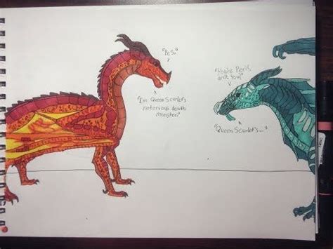 Wings Of Fire Peril and Turtle Speed Draw - YouTube | Wings of fire, Wings of fire dragons ...