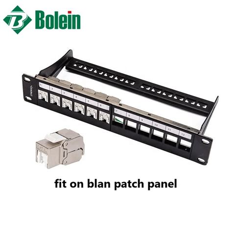 Bolein T568a/b Web Port Faceplate Female Connector Module Rj45 8p8c Idc ...