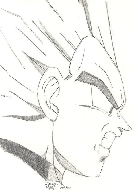 Dragon Ball Z - Vegeta Sketch by SlotheriuS.deviantart.com Dragon Ball ...