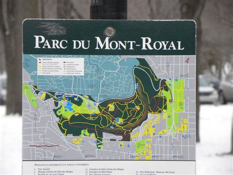 Mont-Royal Park Map - The Montreal Visitors Guide