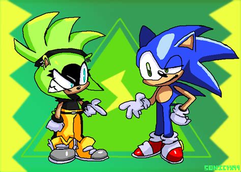 Pixilart - Sonic And Surge by Sonicyx99