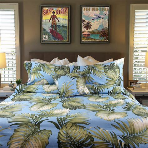 Hawaiian, Surf and Tropical Bedding: How to Create Different Bedroom ...