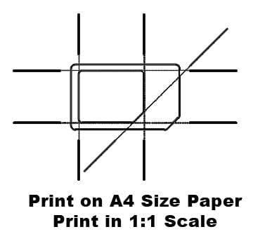 How to Cut a SIM Card - SIM Card Cutting Template - Cutting a SIM Card