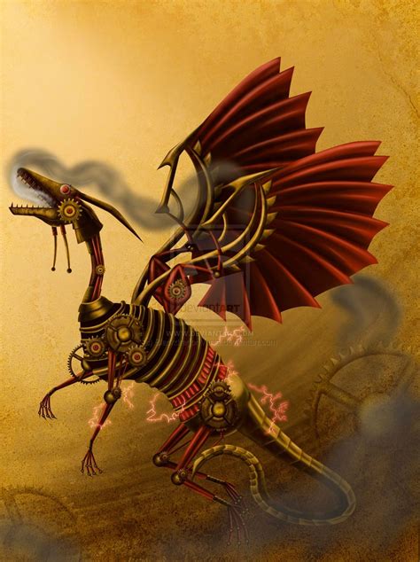 Steampunk dragon for Outcast Odyssey by BlackdragonVania | Steampunk dragon, Steampunk ...