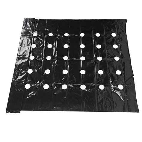 High Tenacity Black Durable Perforated PE Mulch Film for Plants - Greenhouse Grow - Walmart.com