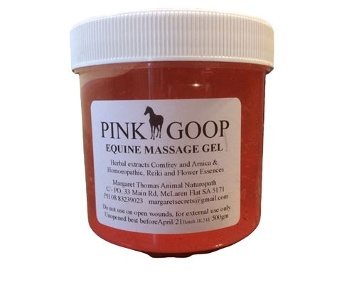 Pink Goop - Massage Gel for Horse and Humans - Essentially Equine Services