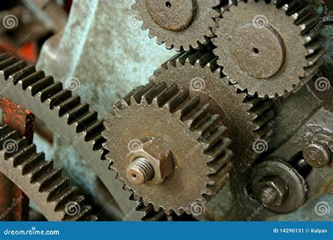 Machine Gears cogs stock image. Image of spirals, gears - 14290131