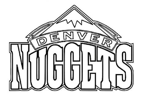 Nuggets Logo Black And White - Denver Nuggets Logo 4 Svg Dxf Eps Png Cricut Cutting File ...