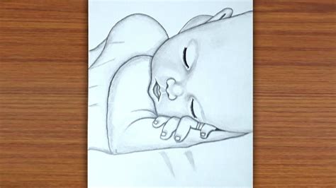 Pencil Sketch Cute Baby Drawing Easy - another-wiens