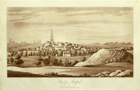 Bishop's Stortford - drawn in the 1800s showing the town in the late ...