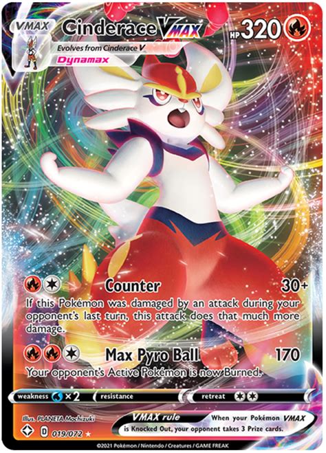 Cinderace VMAX - Shining Fates #19 Pokemon Card