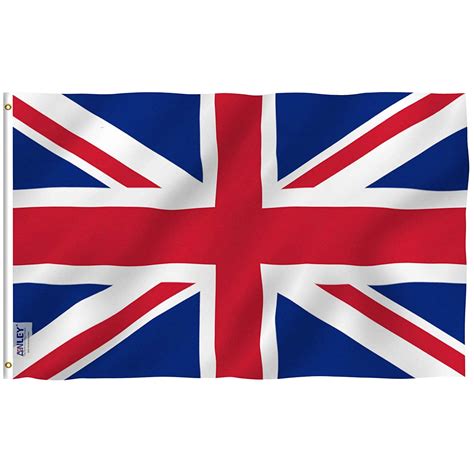 Anley 3x5 Foot United Kingdom UK Flag - British National Flags ...