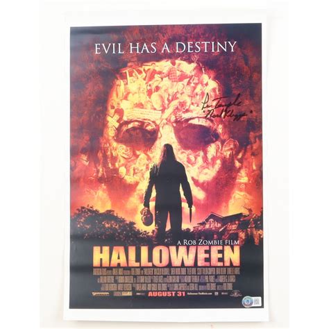 Lew Temple Signed "Halloween" 11x17 Movie Poster Photo Inscribed "Noel Kluggs" (Beckett ...