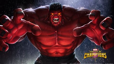 Red Hulk MARVEL Contest of Champions Wallpaper, HD Games 4K Wallpapers ...