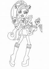 Monster High Coloring Pages Clawd Wolf sketch template