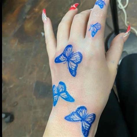 Pin by Slick Spice on Tattoos | Butterfly hand tattoo, Pretty hand tattoos, Butterfly tattoos on arm